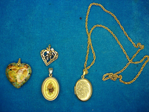 Vintage Estate Necklace & Pendant Lot of 4 - Unique Antique Jewelry Collection