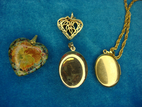 Vintage Estate Necklace & Pendant Lot of 4 - Unique Antique Jewelry Collection