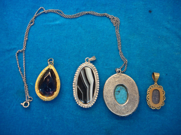 Vintage Estate Necklace & Pendant Set of 4 - Unique Jewelry Treasures