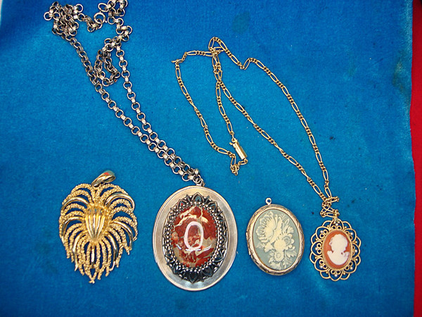Vintage Estate Necklace & Pendant Lot - Large, Unique Pieces