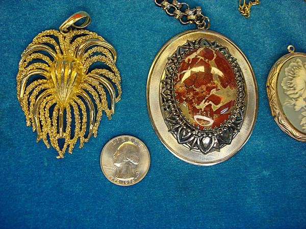 Vintage Estate Necklace & Pendant Lot - Large, Unique Pieces