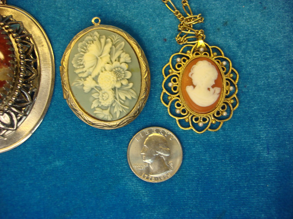 Vintage Estate Necklace & Pendant Lot - Large, Unique Pieces