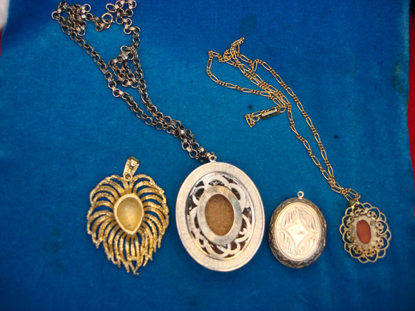 Vintage Estate Necklace & Pendant Lot - Large, Unique Pieces