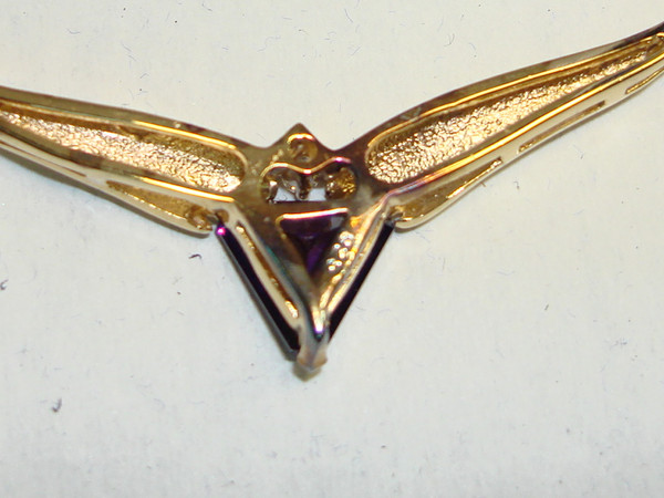 Vintage Lori Anderson Memories Collection Amethyst Necklace & Earrings - 14K Gold Filled