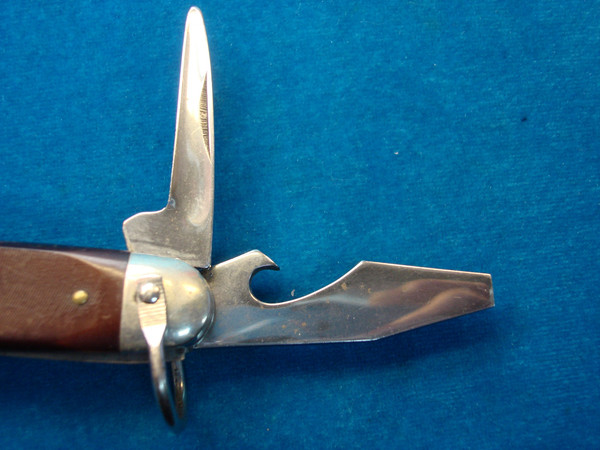 Vintage Ulster Boy Scout Pocket Knife w/ 3 Tools - Collectible & Sharpenable