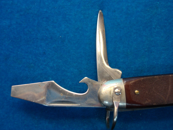 Vintage Ulster Boy Scout Pocket Knife w/ 3 Tools - Collectible & Sharpenable