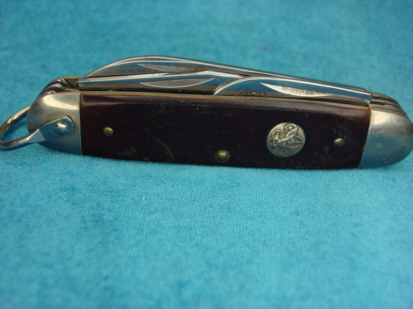Vintage Ulster Boy Scout Pocket Knife w/ 3 Tools - Collectible & Sharpenable
