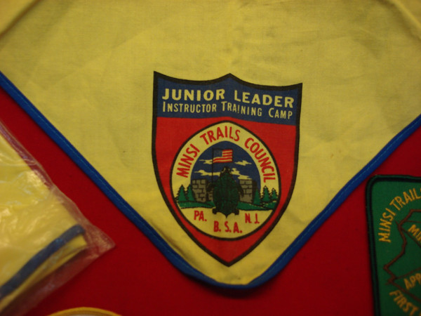 Vintage Minsi Trails Council Boy Scouts of America Patches & Neckerchiefs (1960s-70s)
