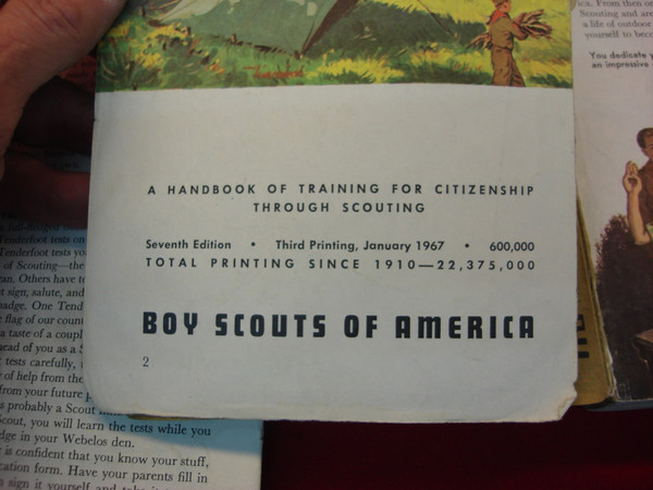 Vintage Boy Scout Manuals (1967-1969) - 3 Books, Handbook & Troop Guide