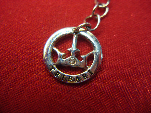 Vintage Trifari Pink Stone Necklace - Elegant Silver Tone, Adjustable 15-17in