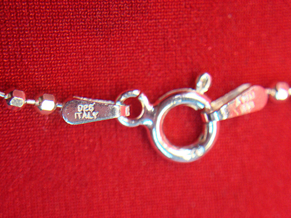 Sterling Silver Stingray Pendant Necklace (24