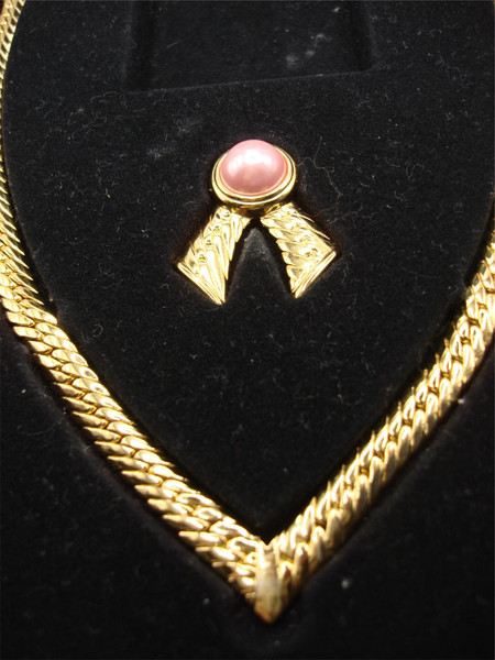 Vintage Joan Rivers Convertible Herringbone Necklace - 9 Interchangeable Designs (Gold Tone, Estate Find)