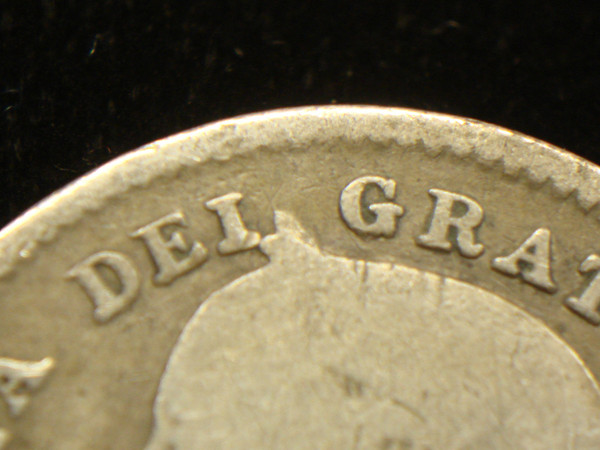 1886 Canada 10 Cents Obverse 4 Small 6 Variety - Uncirculated Natural Coin