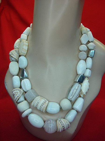 Chico's Statement Necklace - Chunky & Bold, 20-24 Inch Adjustable Chain