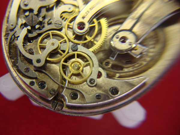 Vintage C.L. Guinand 17 Jewel Pocket Watch - Running Movement - Parts or Repair