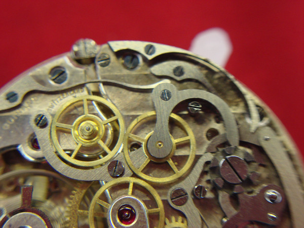 Vintage C.L. Guinand 17 Jewel Pocket Watch - Running Movement - Parts or Repair