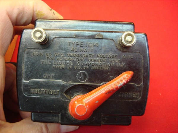 Vintage Lionel Model 1014 Transformer (1955) - 40 Watts, Excellent Condition