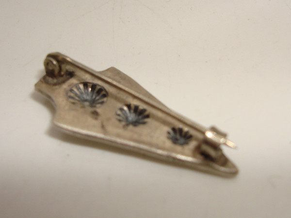 Antique Fred Harvey Sterling Silver Arrow Pin - Native American Jewelry