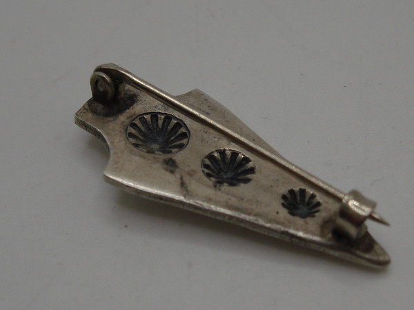 Antique Fred Harvey Sterling Silver Arrow Pin - Native American Jewelry