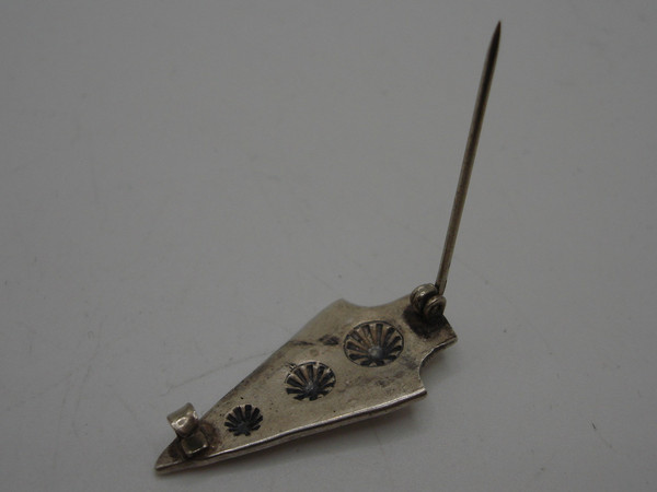 Antique Fred Harvey Sterling Silver Arrow Pin - Native American Jewelry