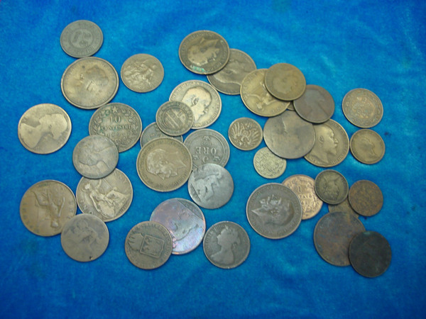 Antique World Coins Collection (35+): 100+ Years Old, 1816 & Later - See Photos!