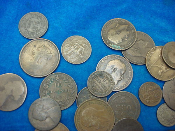 Antique World Coins Collection (35+): 100+ Years Old, 1816 & Later - See Photos!