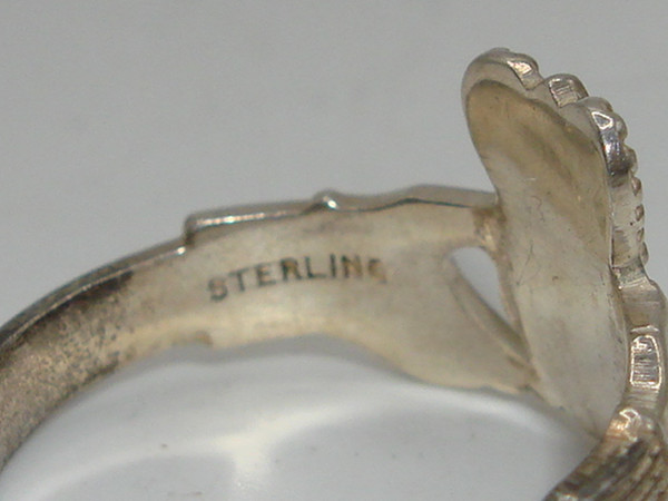Vintage Sterling Silver Celtic Knot Pendant & Ring Set (Ireland, Size 7)
