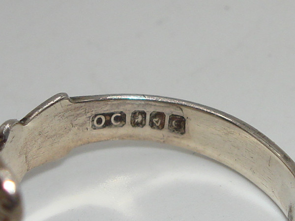 Vintage Sterling Silver Celtic Knot Pendant & Ring Set (Ireland, Size 7)