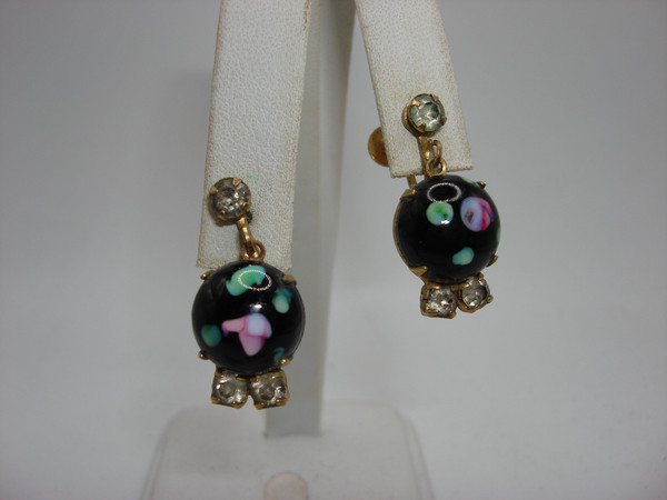 Vintage Screw Back Earrings Lot - Coro, Sterling Moonstone & More (1950s-60s)