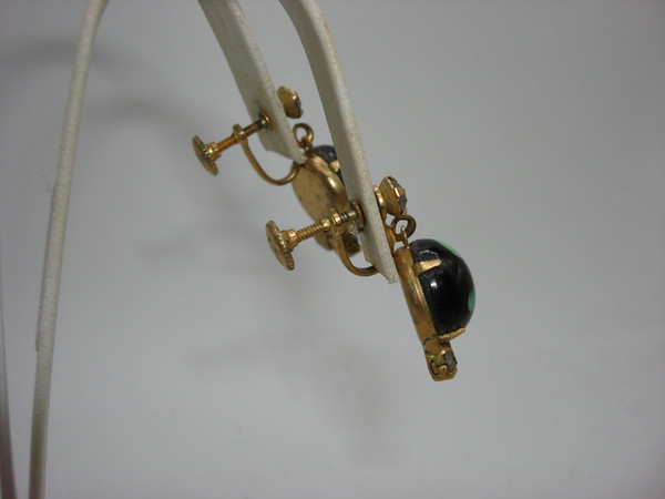 Vintage Screw Back Earrings Lot - Coro, Sterling Moonstone & More (1950s-60s)