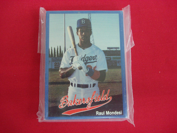 1991 Bakersfield Dodgers Cal League Team Set - Piazza, Martinez, Mondesi - MiLB Baseball Cards