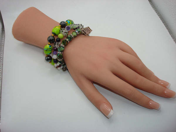 Vintage Rhinestone Bracelets (Set of 3) - New Old Stock, Chanel-Inspired