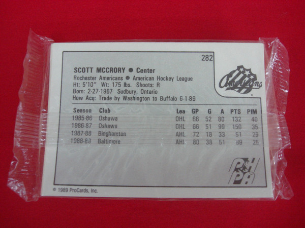 1989-90 Rochester Americans AHL ProCards Team Set - Factory Sealed